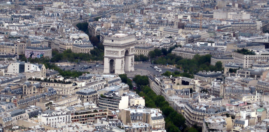 Parigi - Place de l'Etoile e Arco di trionfo