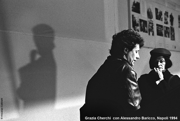 Grazia Cherchi con Alessandro Baricco