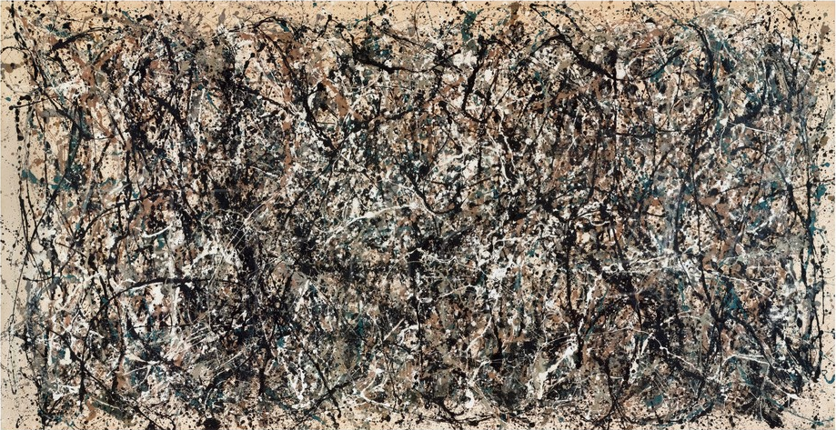 Un dipinto di Jackson Pollock