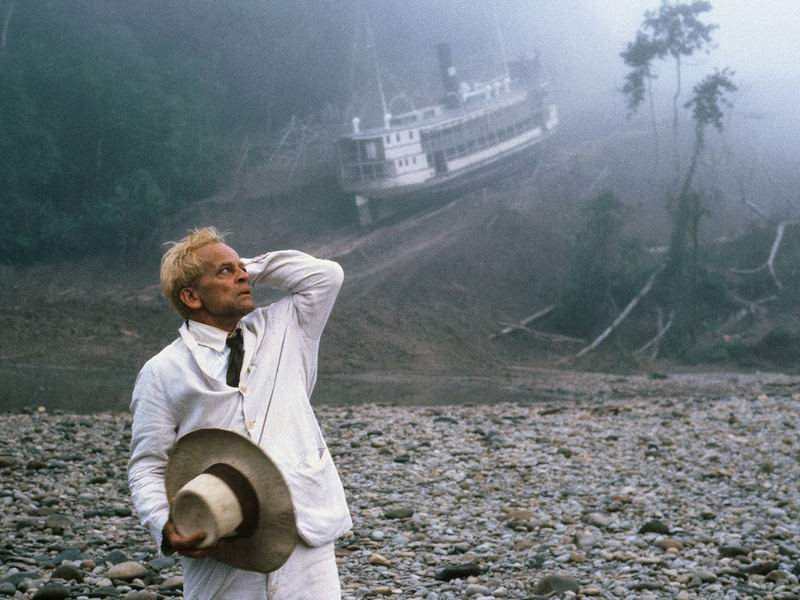 Una scena di "Fitzcarraldo" di Werner Herzog