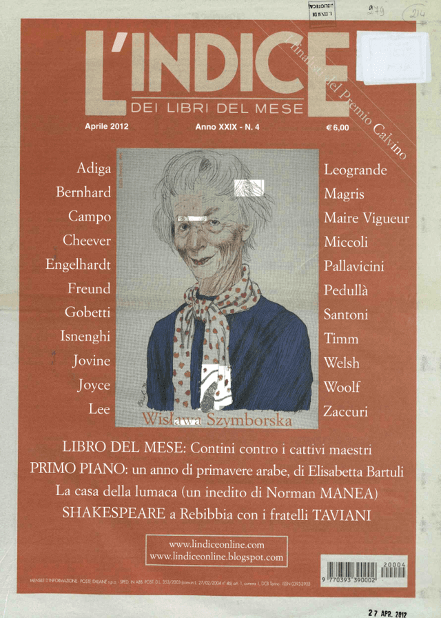 L'indice dei Libri del Mese
