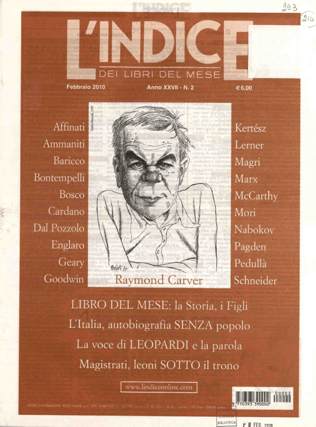 L'indice dei Libri del Mese