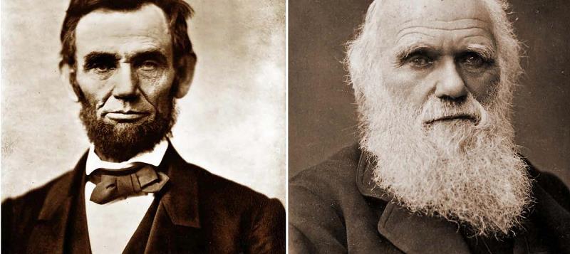 Abraham Lincoln e Charles Darwin