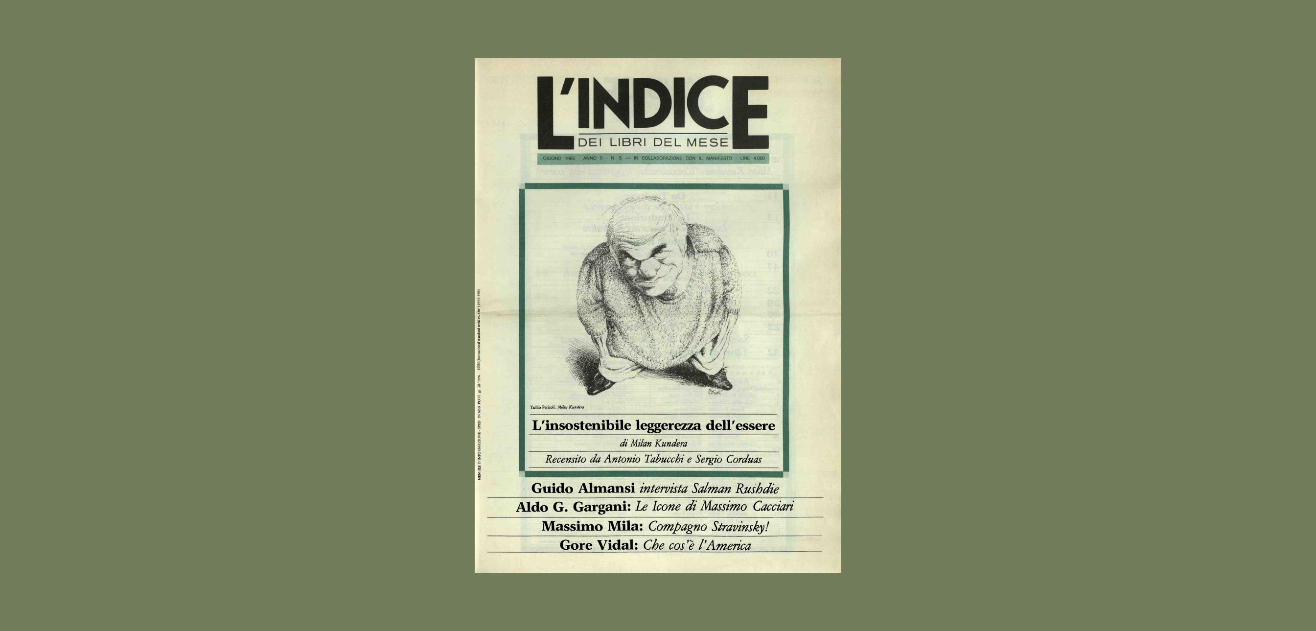 L'insostenibile leggerezza dell'essere di Milan Kundera